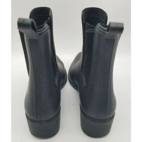 Jeffrey Campbell Boots Women 6 Havana Matte Black Waterproof Pointed Toe Booties - Picture 8 of 9